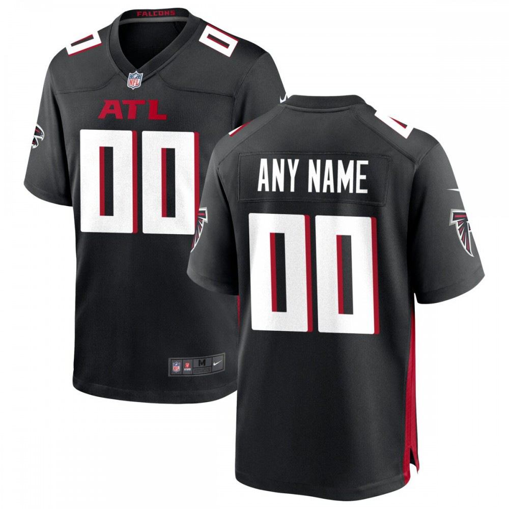 Atlanta Falcons Nike Custom Game Jersey - Black-GridironStore